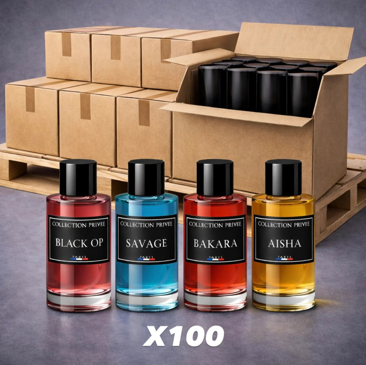 Lot de 100 parfums - Collection privée (3,50€/l'u)