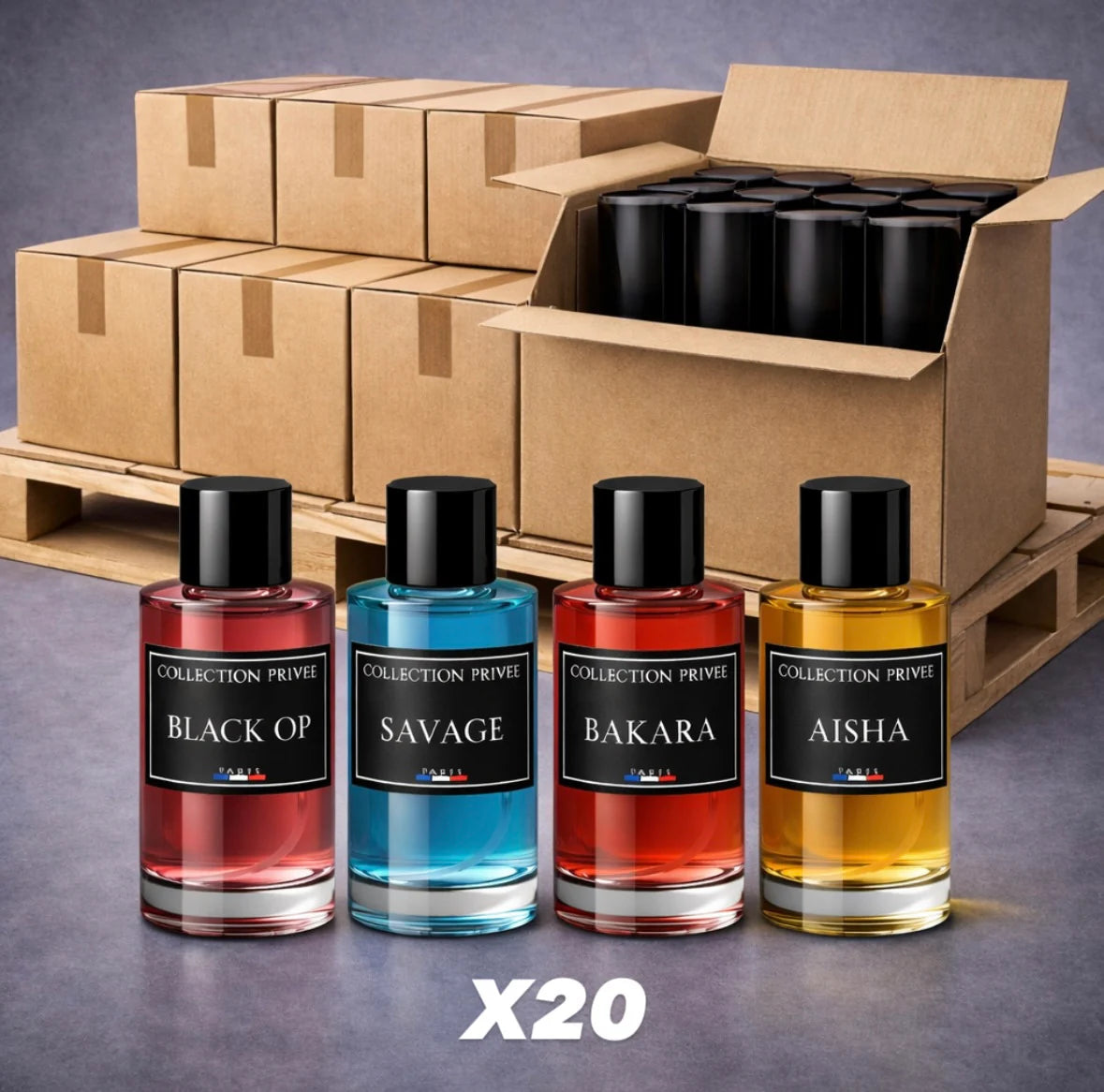 Lot de 20 parfums - Collection privée (5€/l'u)