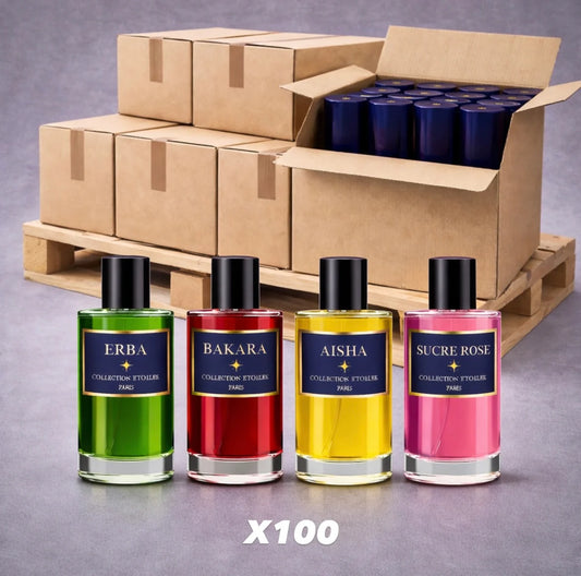 Lot de 100 parfums - Collection étoilée (5,50€/l'u)